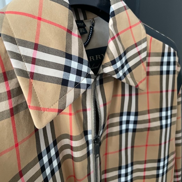 EMT 500 Burberry Check Gabardine Harrington Jacket - Picture 3 of 9